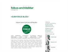Tablet Screenshot of fokus-architektur.org